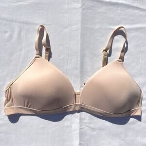 Pepper Limitless Scoop Bra Womens Large Beige Wireless